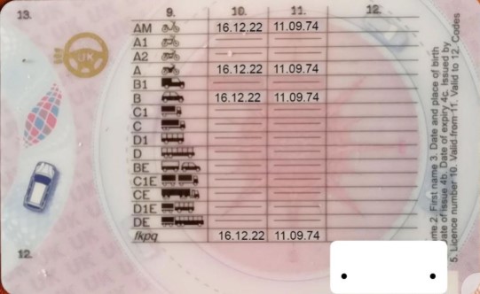 Driving Licence in the United Kingdom