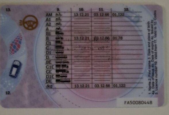UK Driving Licence Costs 