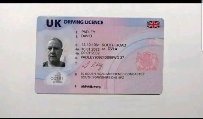 UK drivers licence
