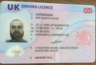 lost UK drivers licence