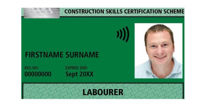 Buy a CSCS Green Card