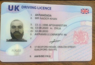 U K Drivers Licence